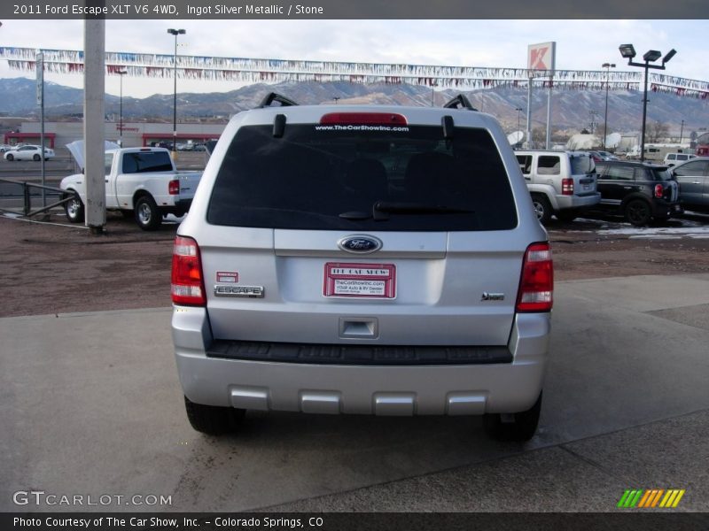 Ingot Silver Metallic / Stone 2011 Ford Escape XLT V6 4WD