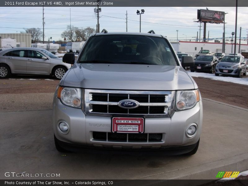 Ingot Silver Metallic / Stone 2011 Ford Escape XLT V6 4WD