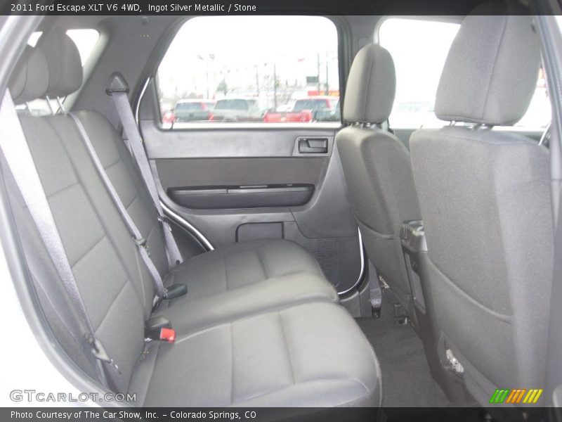 Ingot Silver Metallic / Stone 2011 Ford Escape XLT V6 4WD