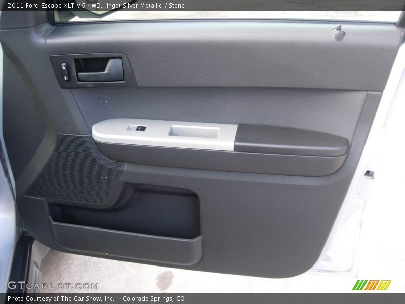 Ingot Silver Metallic / Stone 2011 Ford Escape XLT V6 4WD