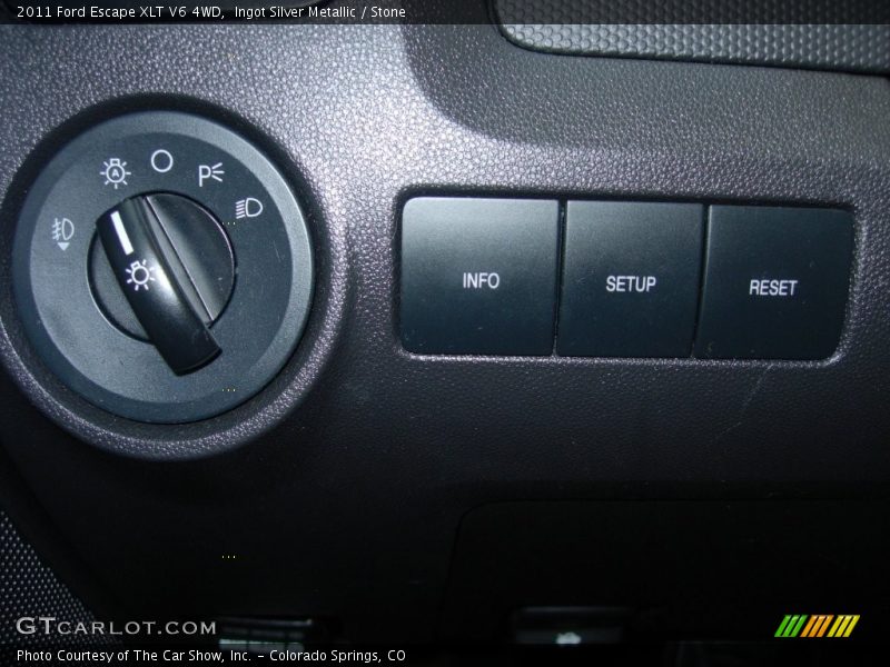 Ingot Silver Metallic / Stone 2011 Ford Escape XLT V6 4WD
