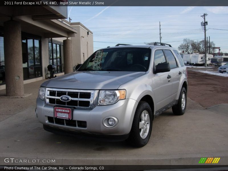 Ingot Silver Metallic / Stone 2011 Ford Escape XLT V6 4WD