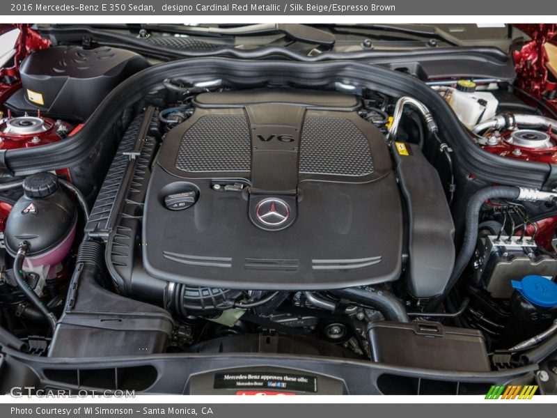 designo Cardinal Red Metallic / Silk Beige/Espresso Brown 2016 Mercedes-Benz E 350 Sedan
