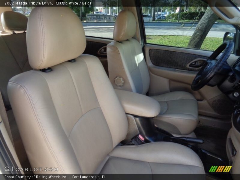 Classic White / Beige 2002 Mazda Tribute LX V6