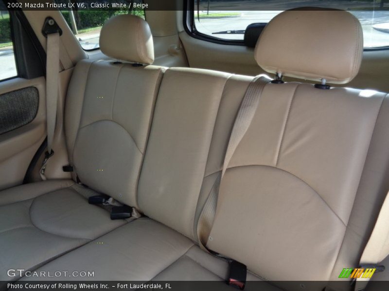 Classic White / Beige 2002 Mazda Tribute LX V6