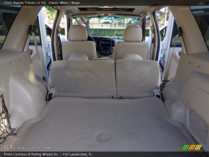 Classic White / Beige 2002 Mazda Tribute LX V6