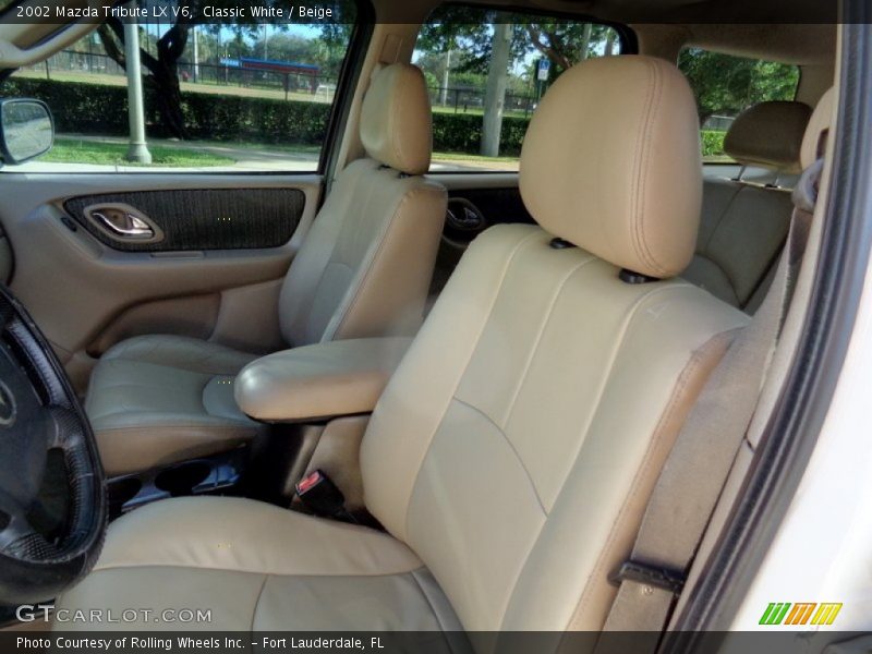 Classic White / Beige 2002 Mazda Tribute LX V6
