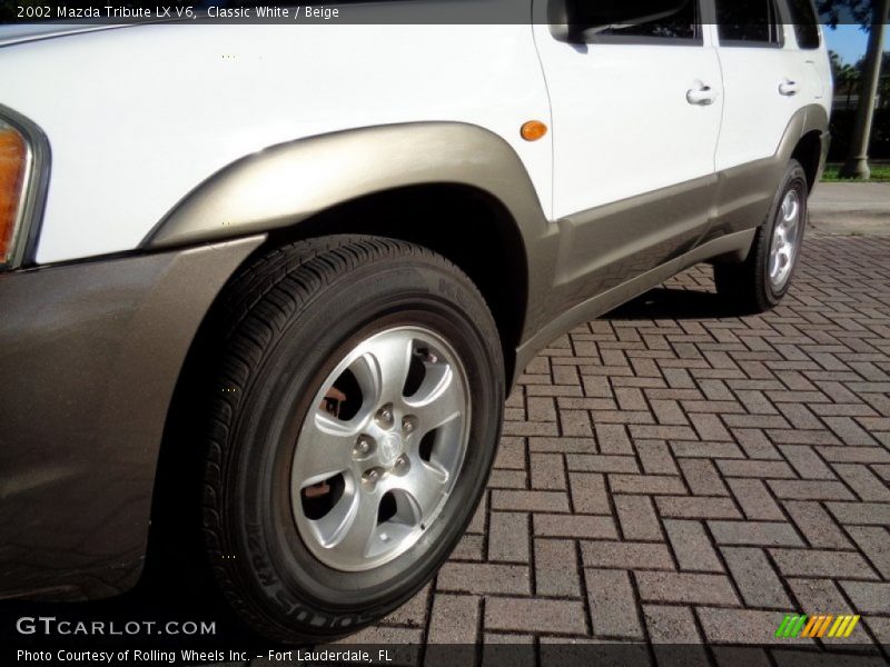 Classic White / Beige 2002 Mazda Tribute LX V6