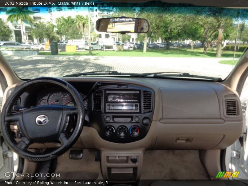 Classic White / Beige 2002 Mazda Tribute LX V6