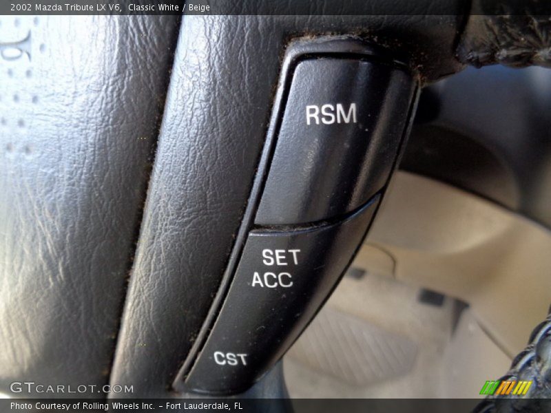 Classic White / Beige 2002 Mazda Tribute LX V6