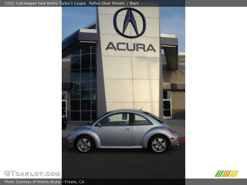 Reflex Silver Metallic / Black 2002 Volkswagen New Beetle Turbo S Coupe