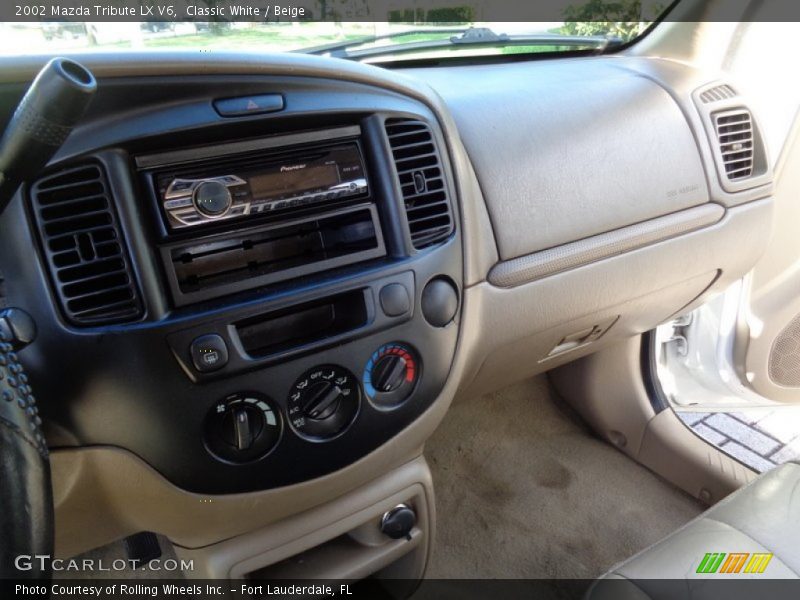 Classic White / Beige 2002 Mazda Tribute LX V6