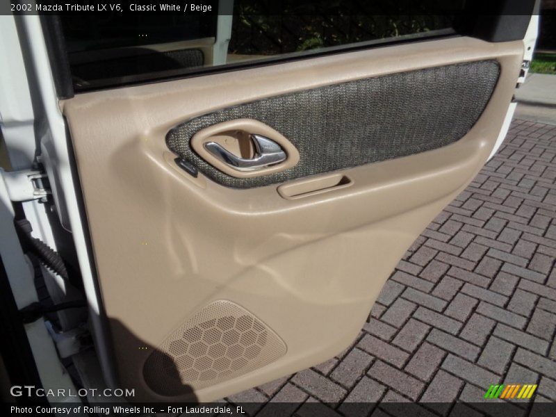 Classic White / Beige 2002 Mazda Tribute LX V6
