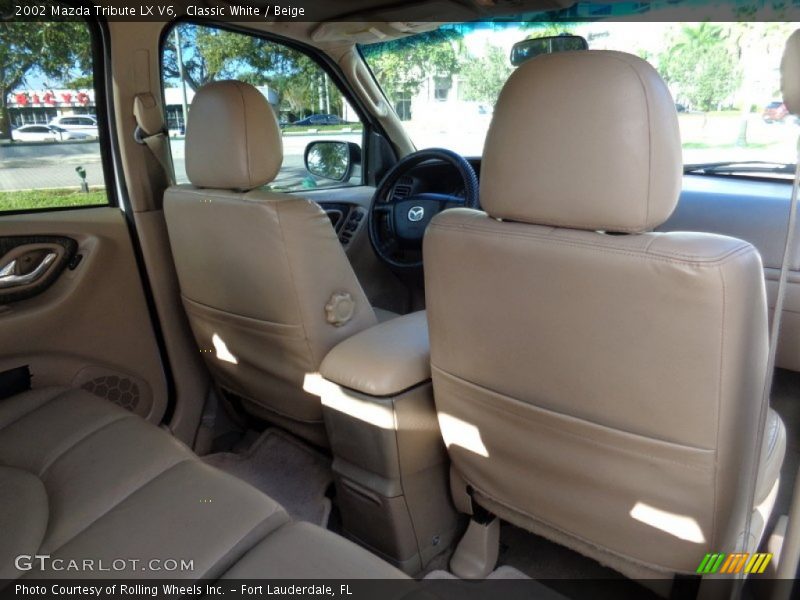 Classic White / Beige 2002 Mazda Tribute LX V6