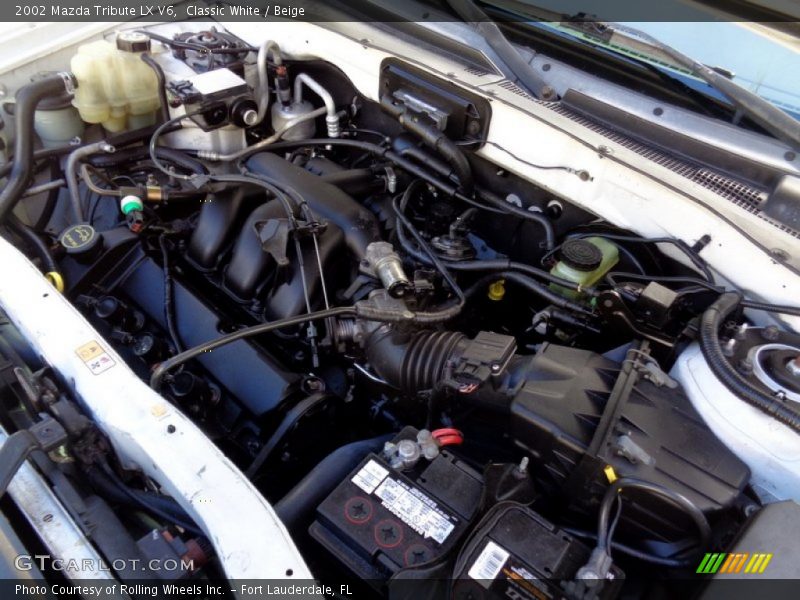 Classic White / Beige 2002 Mazda Tribute LX V6