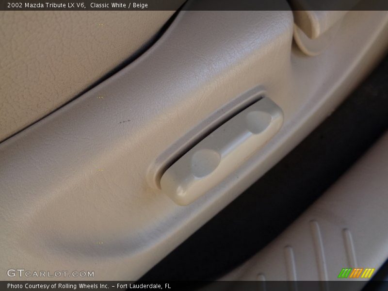 Classic White / Beige 2002 Mazda Tribute LX V6