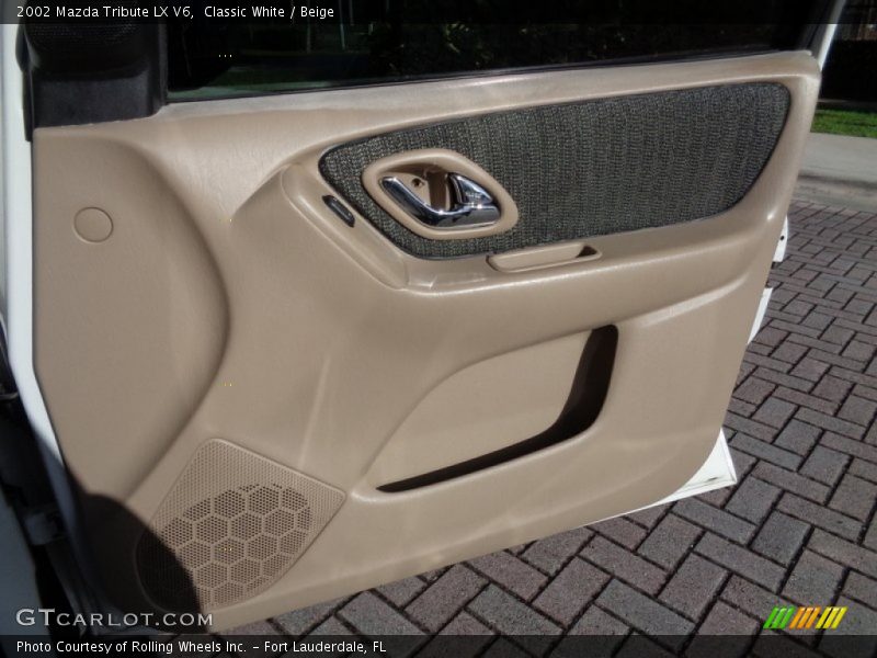 Classic White / Beige 2002 Mazda Tribute LX V6