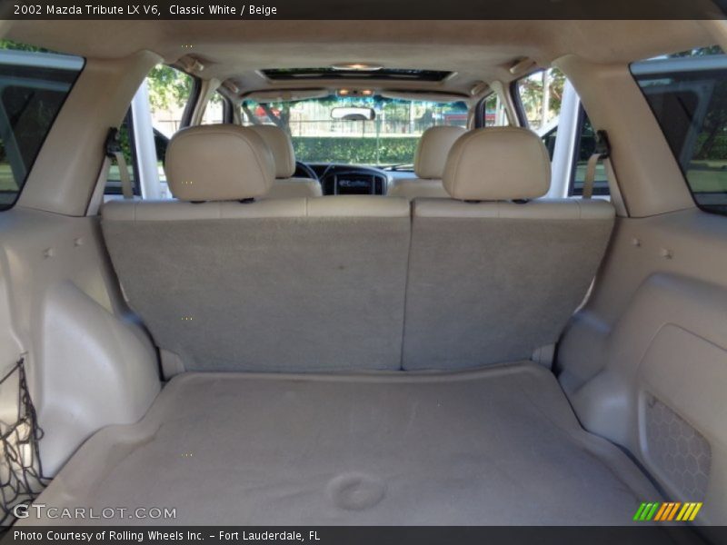 Classic White / Beige 2002 Mazda Tribute LX V6