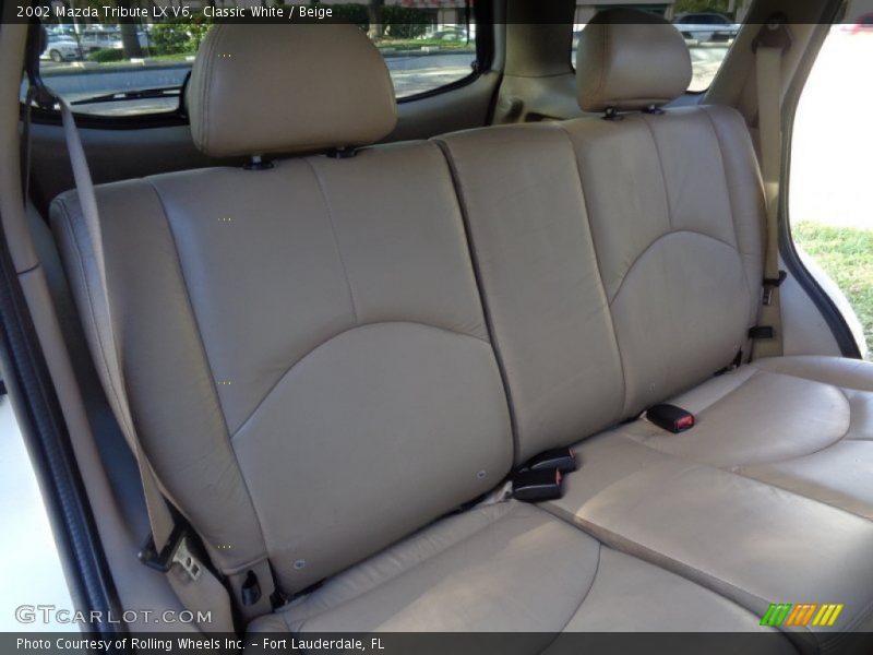 Classic White / Beige 2002 Mazda Tribute LX V6