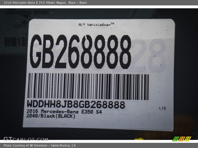 Black / Black 2016 Mercedes-Benz E 350 4Matic Wagon