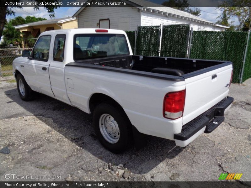Oxford White / Medium Graphite 2000 Ford Ranger XL SuperCab