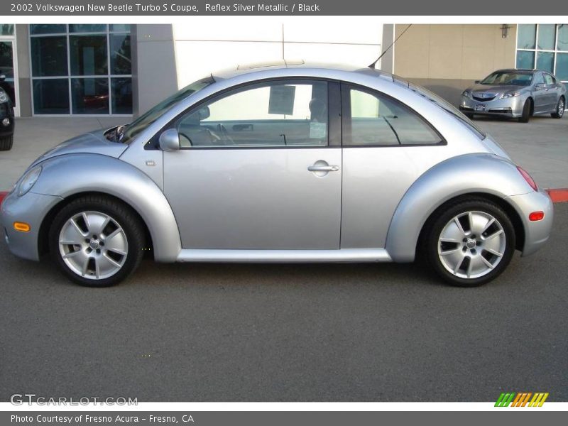 Reflex Silver Metallic / Black 2002 Volkswagen New Beetle Turbo S Coupe