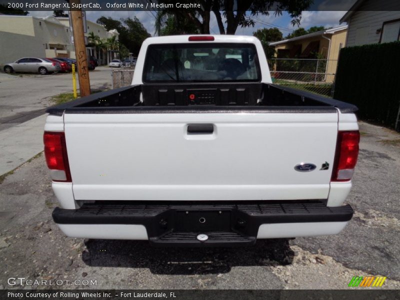 Oxford White / Medium Graphite 2000 Ford Ranger XL SuperCab