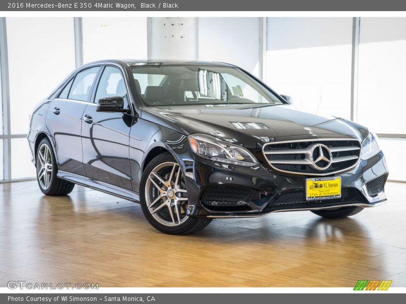 Black / Black 2016 Mercedes-Benz E 350 4Matic Wagon