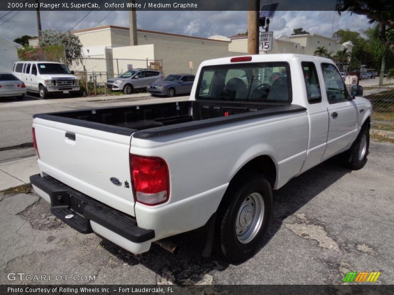 Oxford White / Medium Graphite 2000 Ford Ranger XL SuperCab