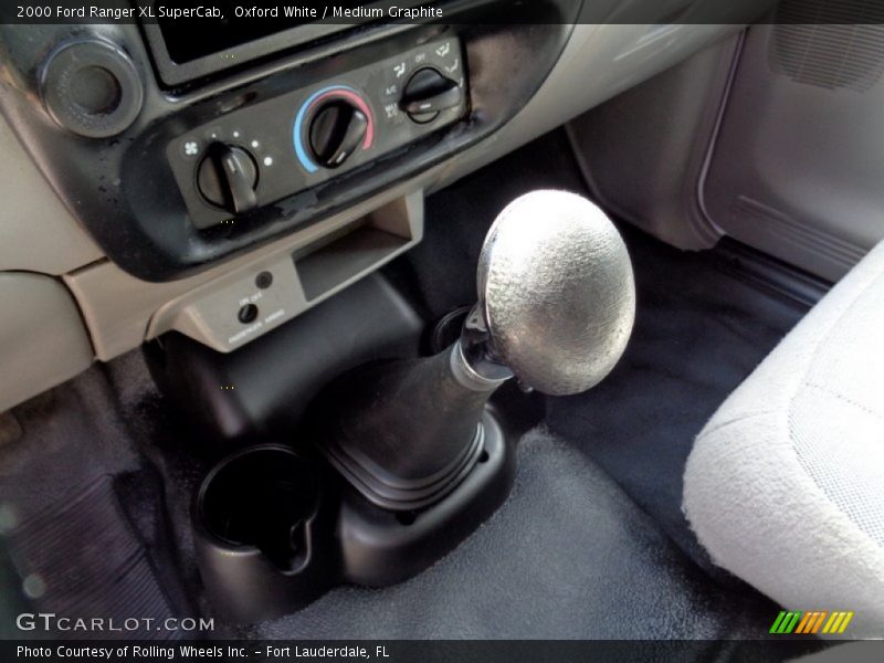 Oxford White / Medium Graphite 2000 Ford Ranger XL SuperCab