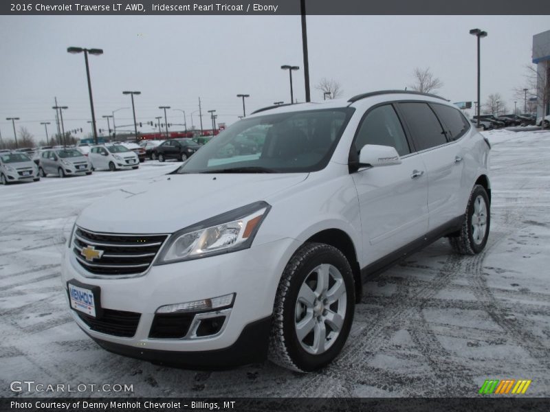 Iridescent Pearl Tricoat / Ebony 2016 Chevrolet Traverse LT AWD