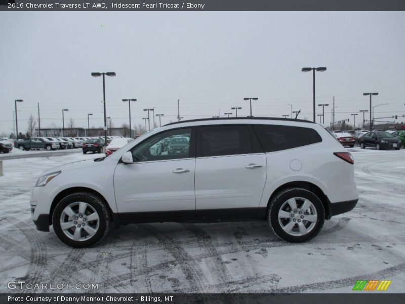 Iridescent Pearl Tricoat / Ebony 2016 Chevrolet Traverse LT AWD
