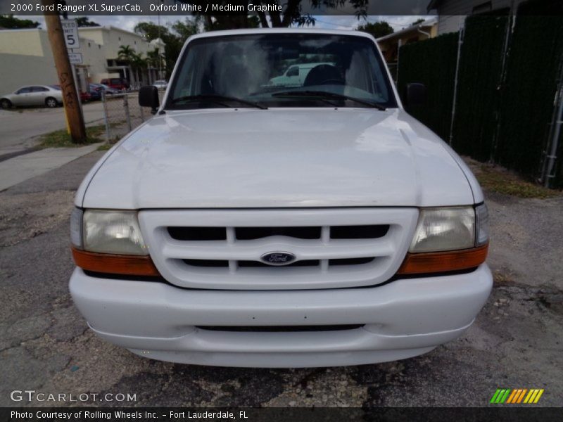 Oxford White / Medium Graphite 2000 Ford Ranger XL SuperCab