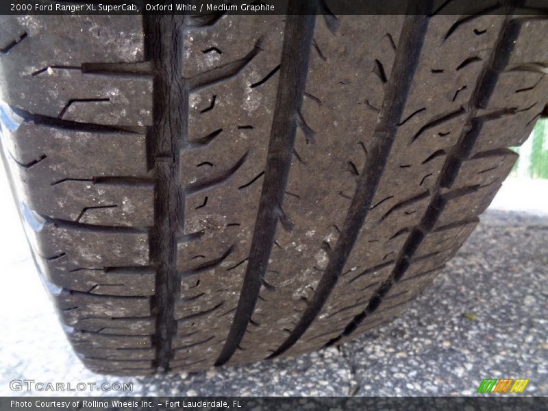 Oxford White / Medium Graphite 2000 Ford Ranger XL SuperCab