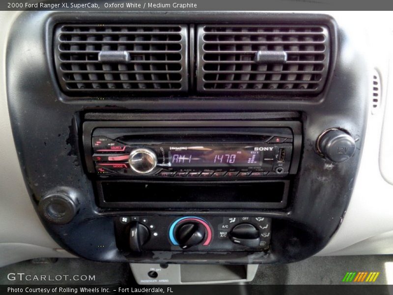 Oxford White / Medium Graphite 2000 Ford Ranger XL SuperCab