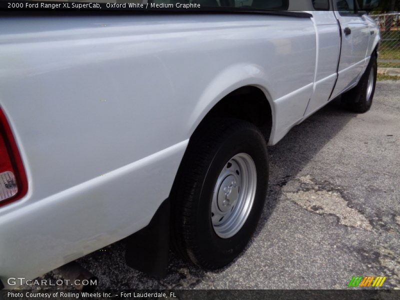 Oxford White / Medium Graphite 2000 Ford Ranger XL SuperCab