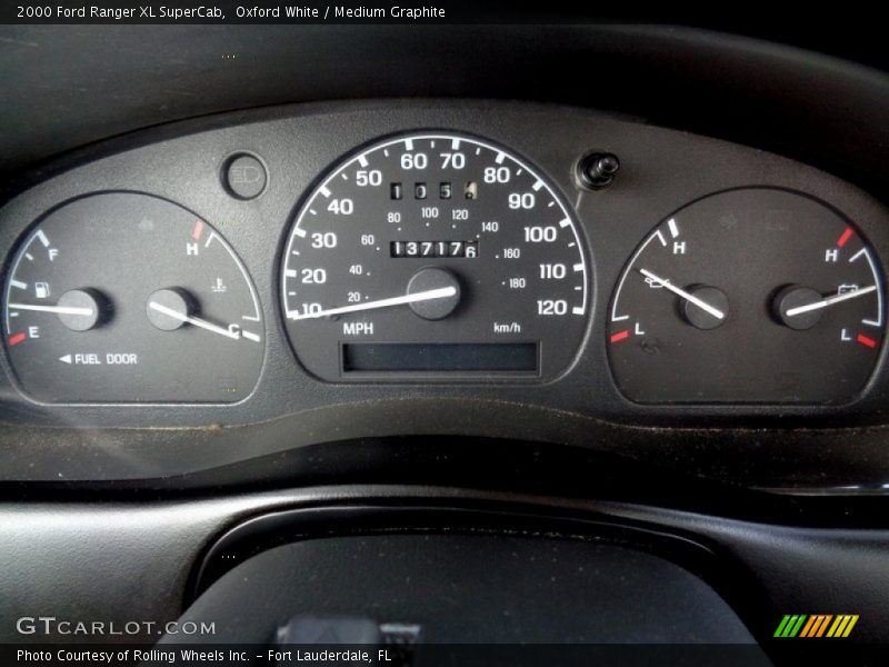 Oxford White / Medium Graphite 2000 Ford Ranger XL SuperCab