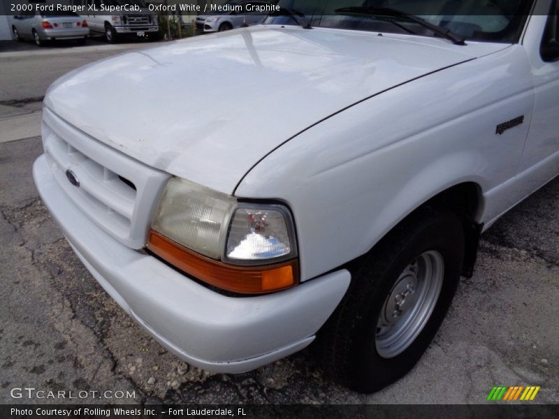Oxford White / Medium Graphite 2000 Ford Ranger XL SuperCab