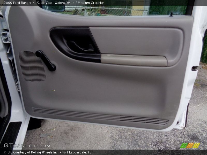 Oxford White / Medium Graphite 2000 Ford Ranger XL SuperCab