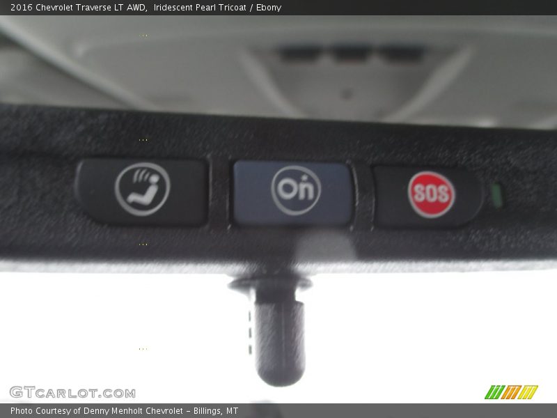 Iridescent Pearl Tricoat / Ebony 2016 Chevrolet Traverse LT AWD
