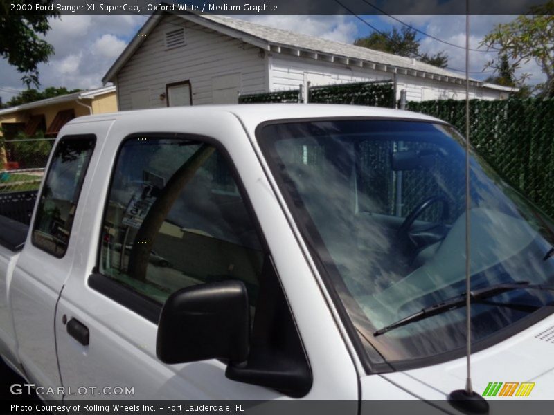 Oxford White / Medium Graphite 2000 Ford Ranger XL SuperCab