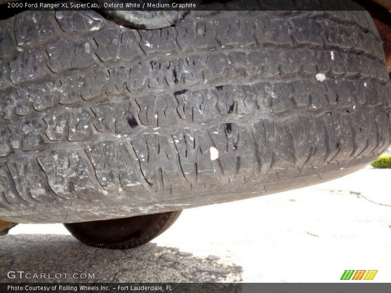 Oxford White / Medium Graphite 2000 Ford Ranger XL SuperCab