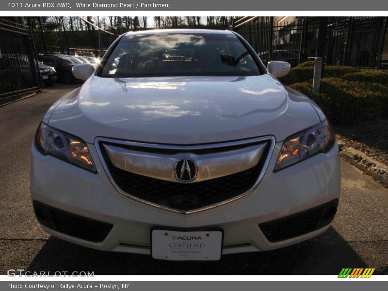 White Diamond Pearl / Parchment 2013 Acura RDX AWD