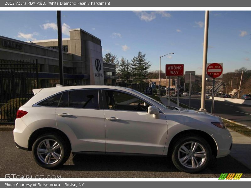 White Diamond Pearl / Parchment 2013 Acura RDX AWD