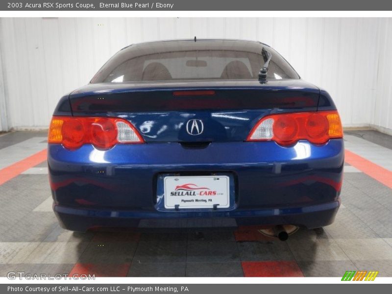 Eternal Blue Pearl / Ebony 2003 Acura RSX Sports Coupe