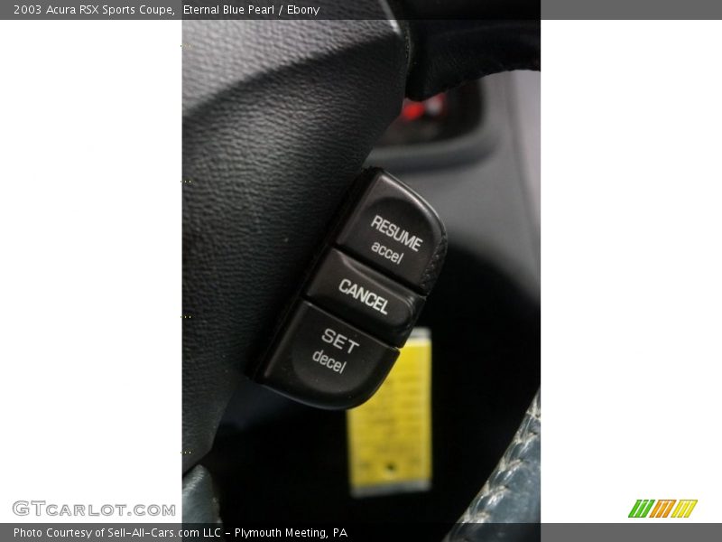 Eternal Blue Pearl / Ebony 2003 Acura RSX Sports Coupe