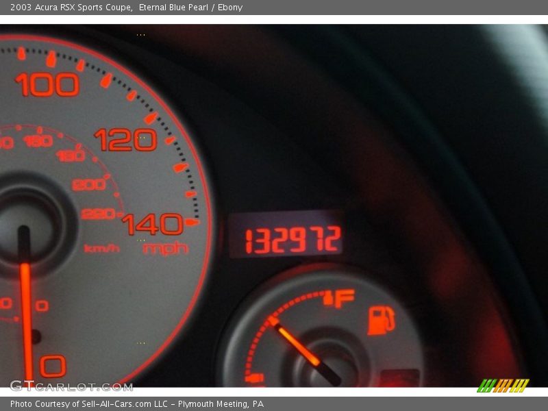 Eternal Blue Pearl / Ebony 2003 Acura RSX Sports Coupe