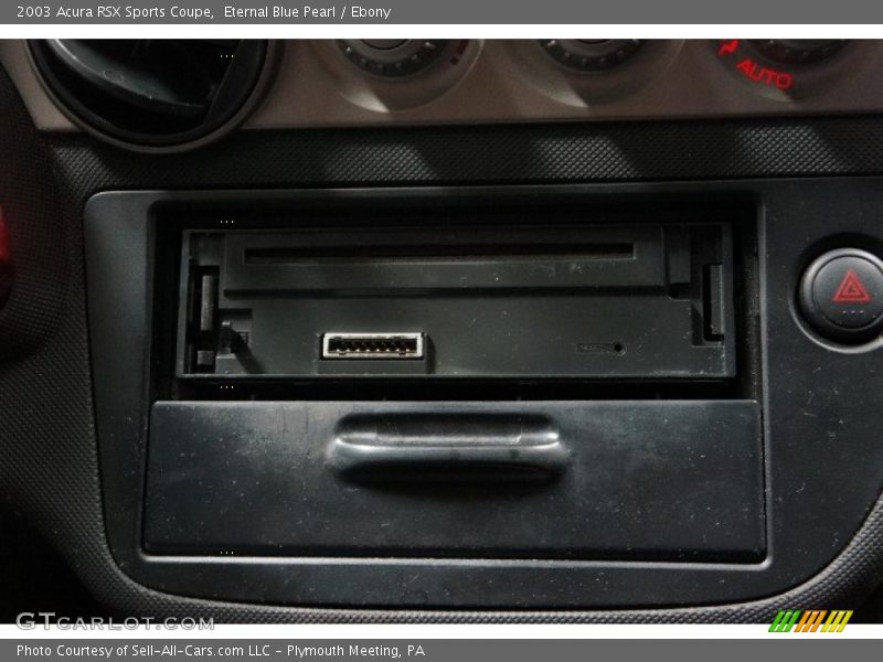 Eternal Blue Pearl / Ebony 2003 Acura RSX Sports Coupe