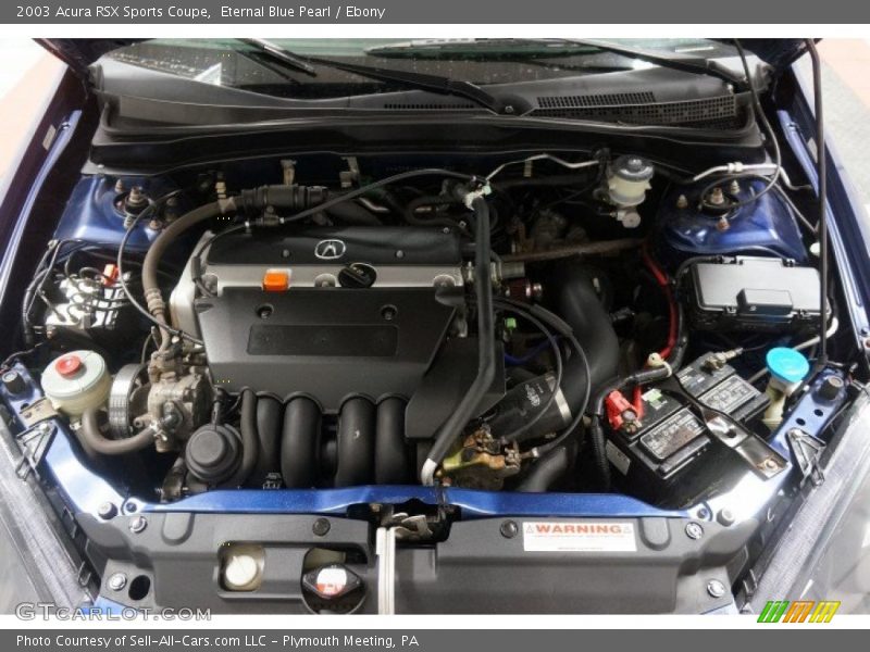 Eternal Blue Pearl / Ebony 2003 Acura RSX Sports Coupe