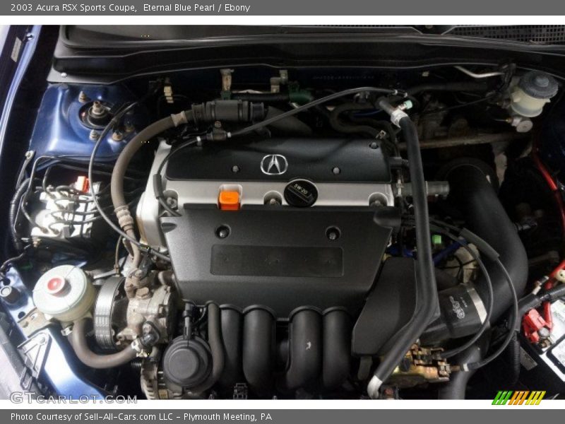 Eternal Blue Pearl / Ebony 2003 Acura RSX Sports Coupe